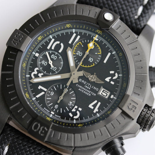 AVENGER 45MM CHRONOGRAPH NIGHT MISSION BLACK