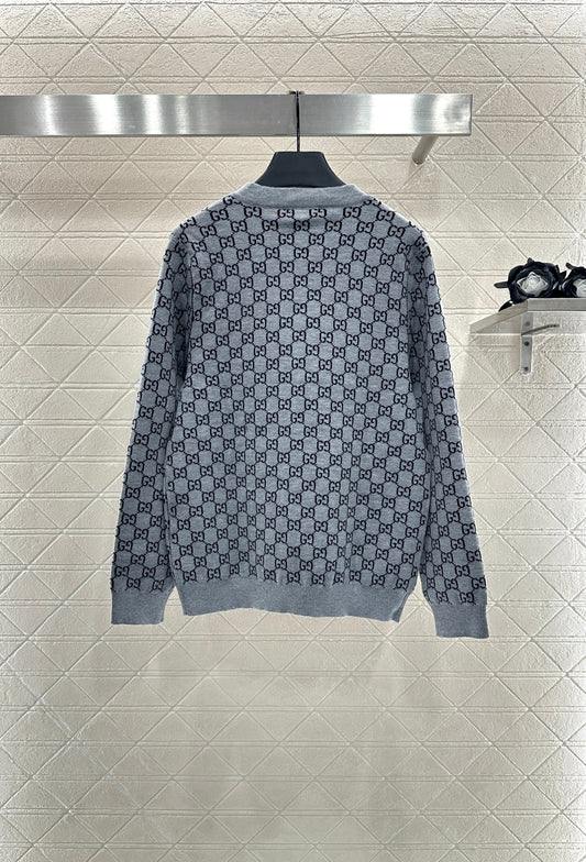 25fw Flower knitted cardigan
