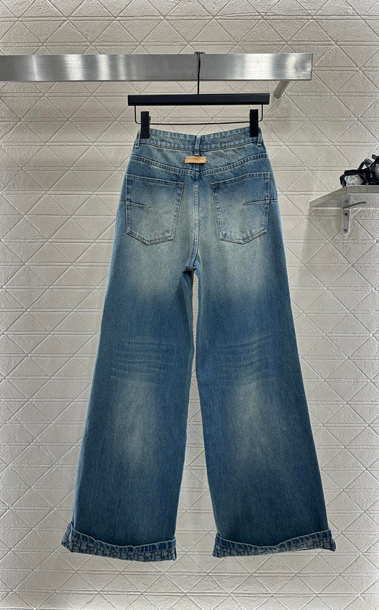 Cowboy wide leg pants