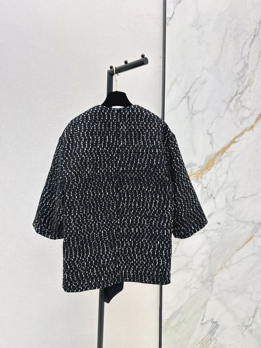 Wind glitter woven strap decorative jacket