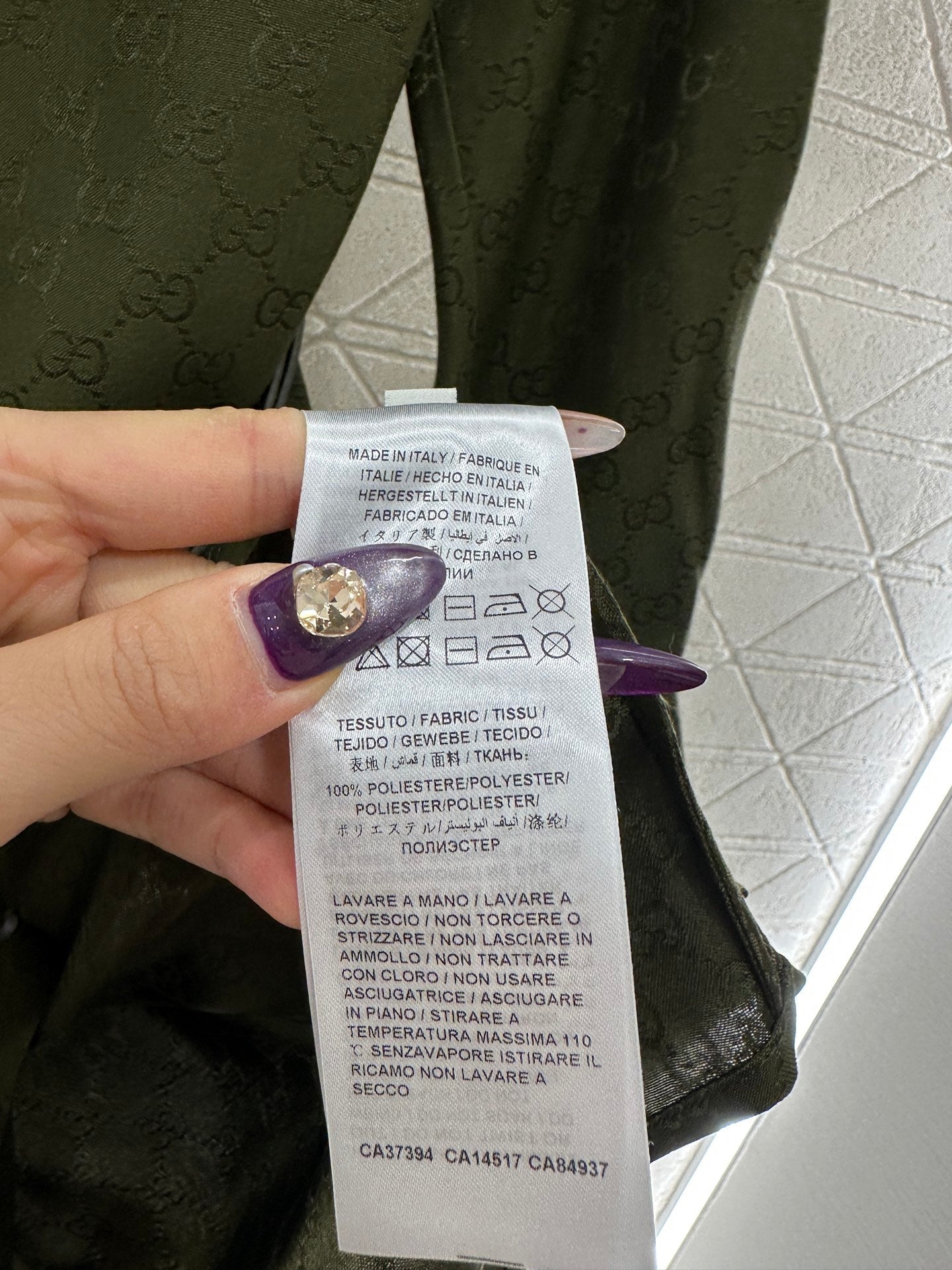 Jacquard belt dress