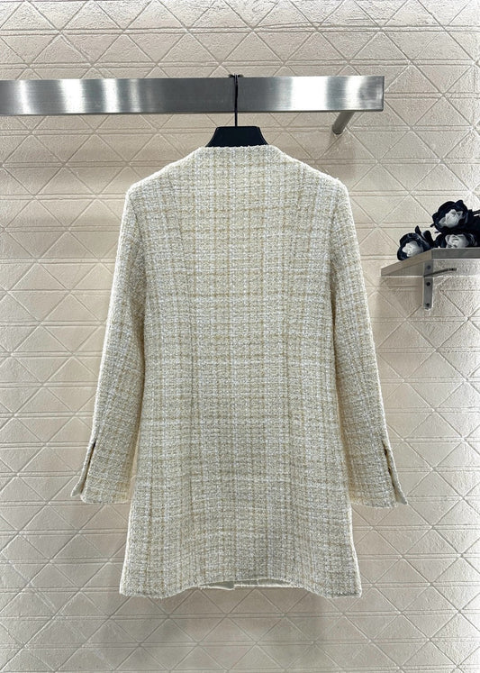 Woven Long Coat Dress