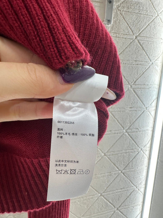 Embroidered Color-Blocked Sweater