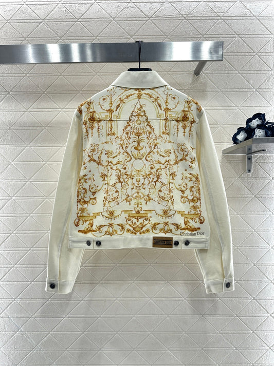 Printed Denim Jacket