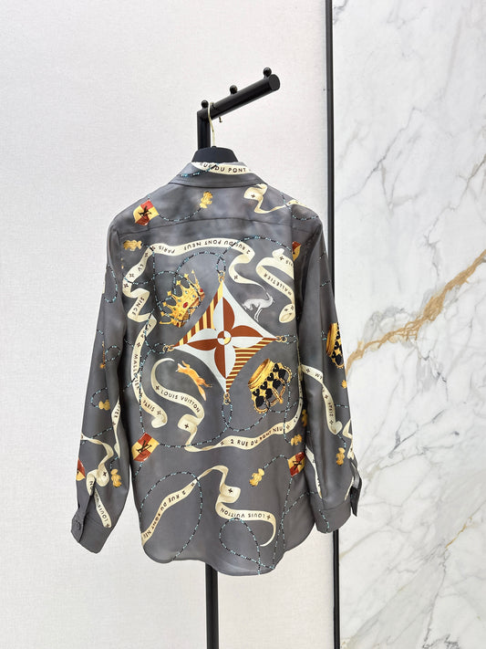 Printed Silk Shirt