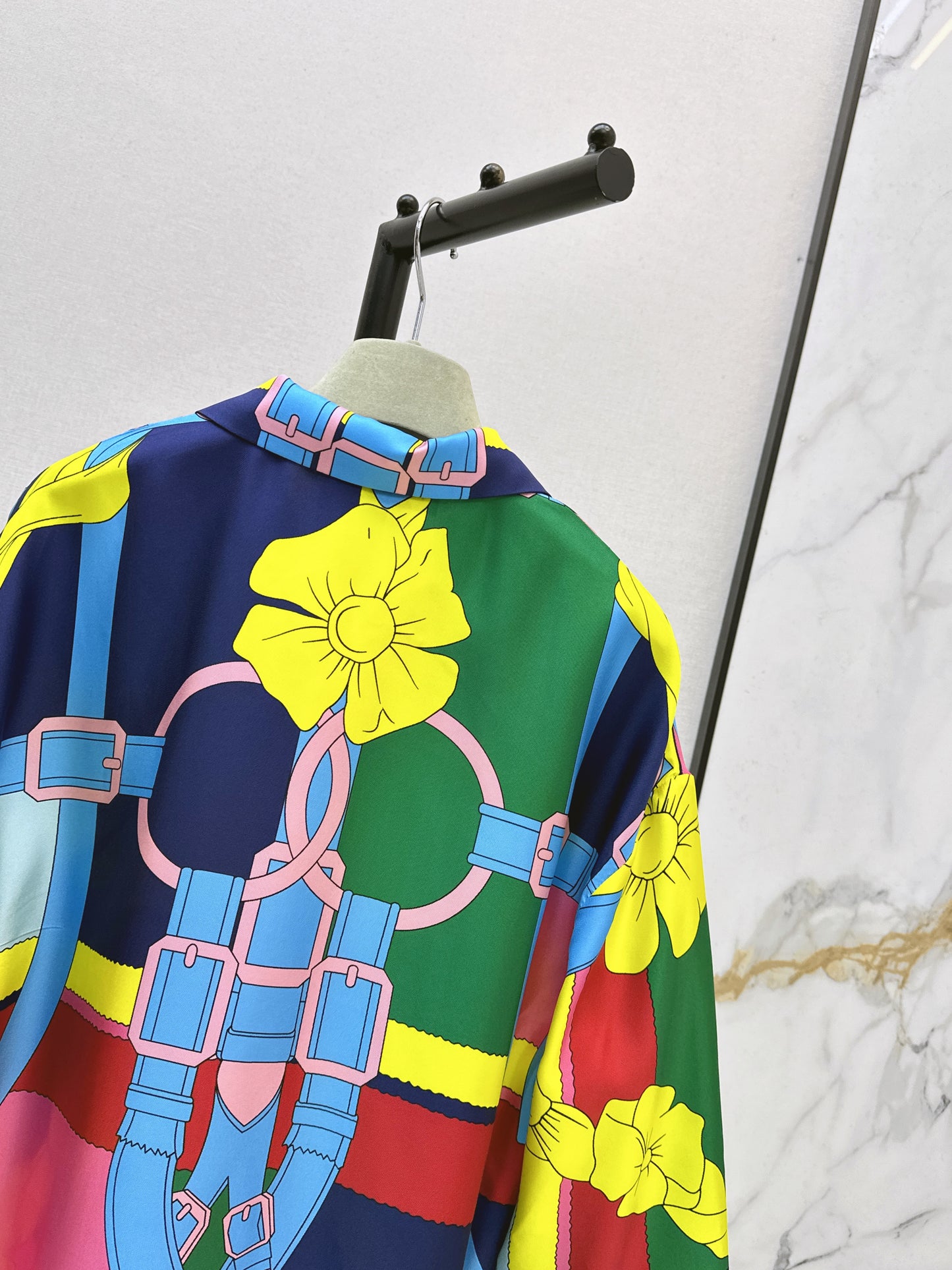 Printed Silk Shirt
