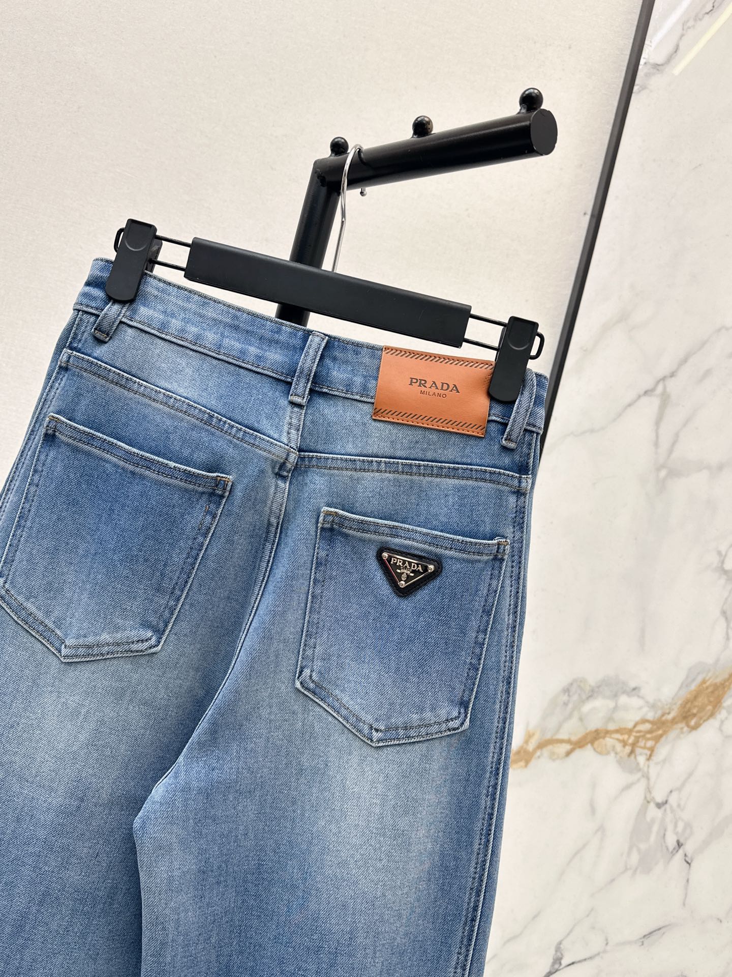 Casual straight-leg pants