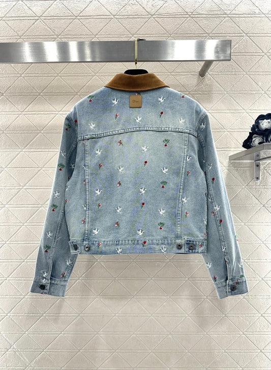 Embroidered Denim Jacket