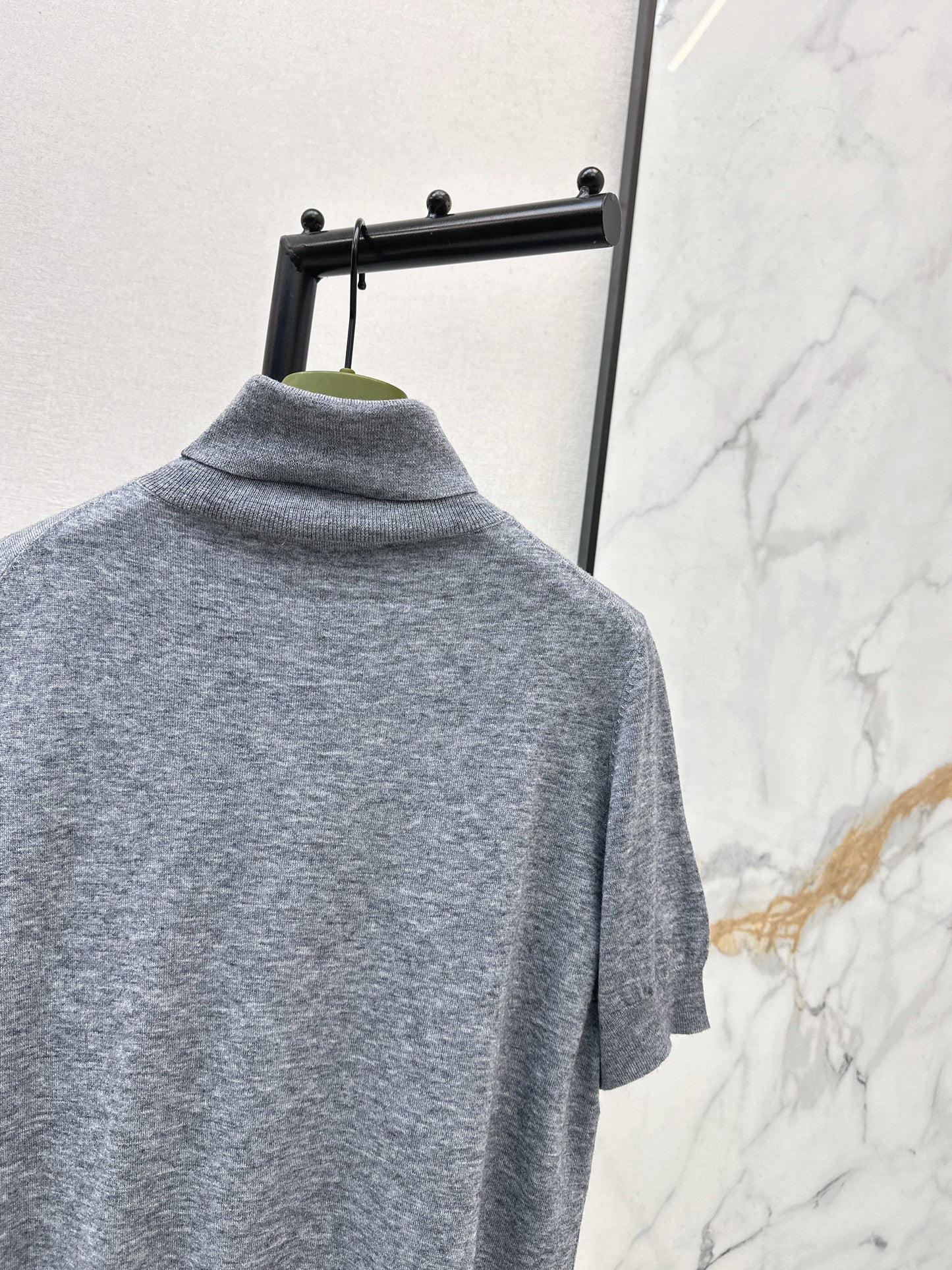 Wool Turtleneck T-Shirt