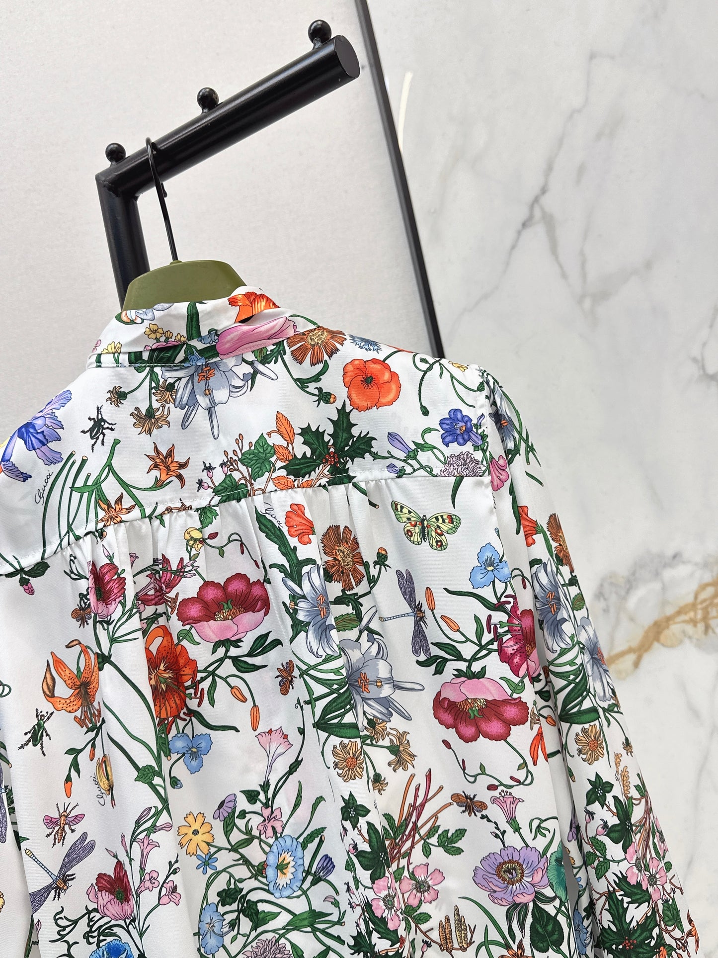 Floral Silk Shirt