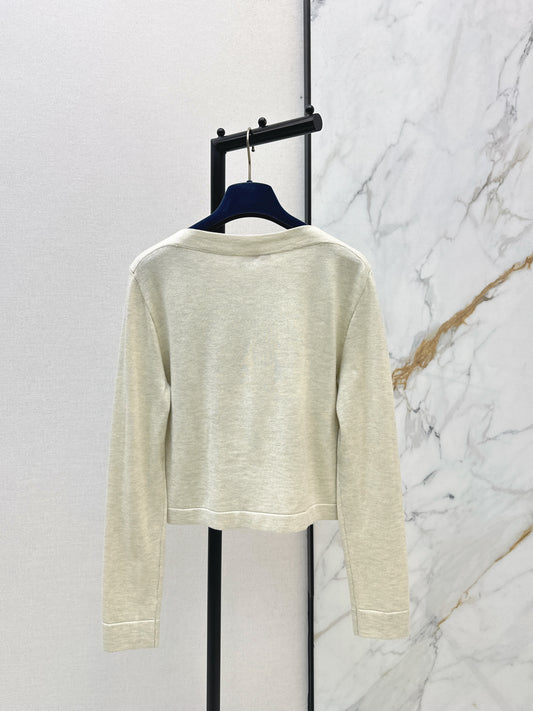 Off-the-shoulder top with patchwork design