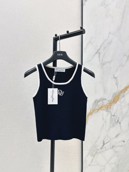 Letter Knit Vest