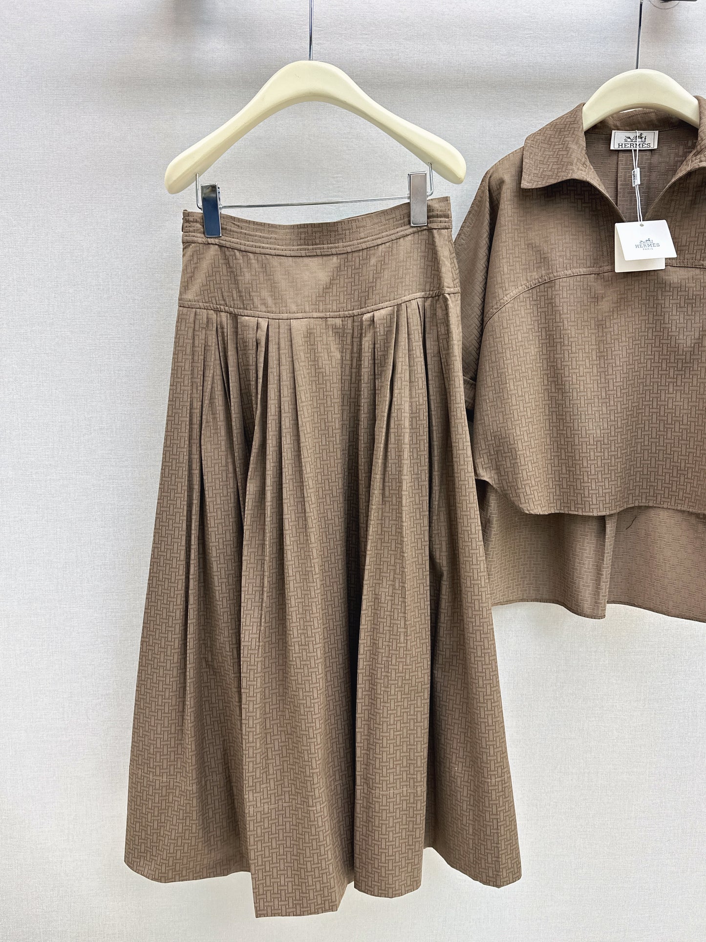 Jacquard Shirt Set