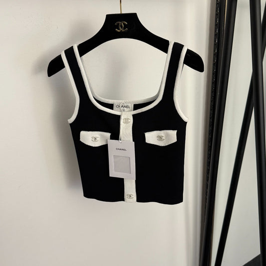 Color-blocked tank top