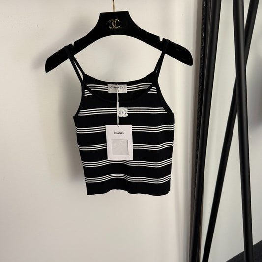 Striped knit camisole