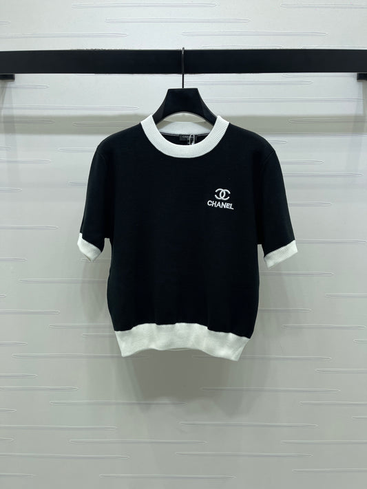 Crew Neck Top and Shorts Set
