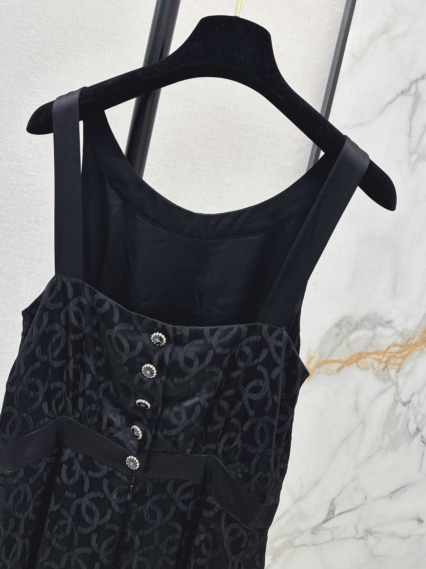 Silk Evening Dress with Bow Decoration