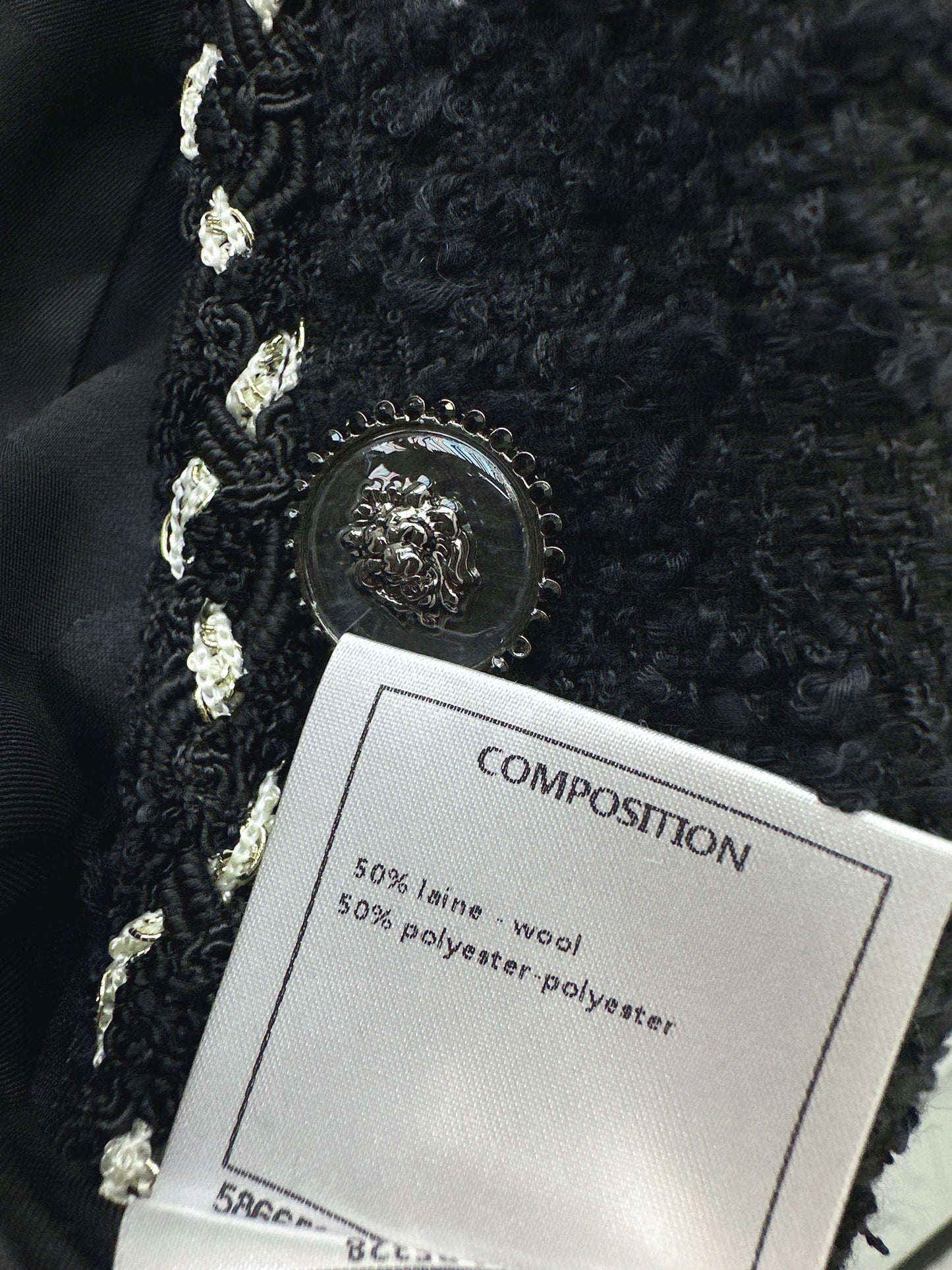 Floral-embellished coat