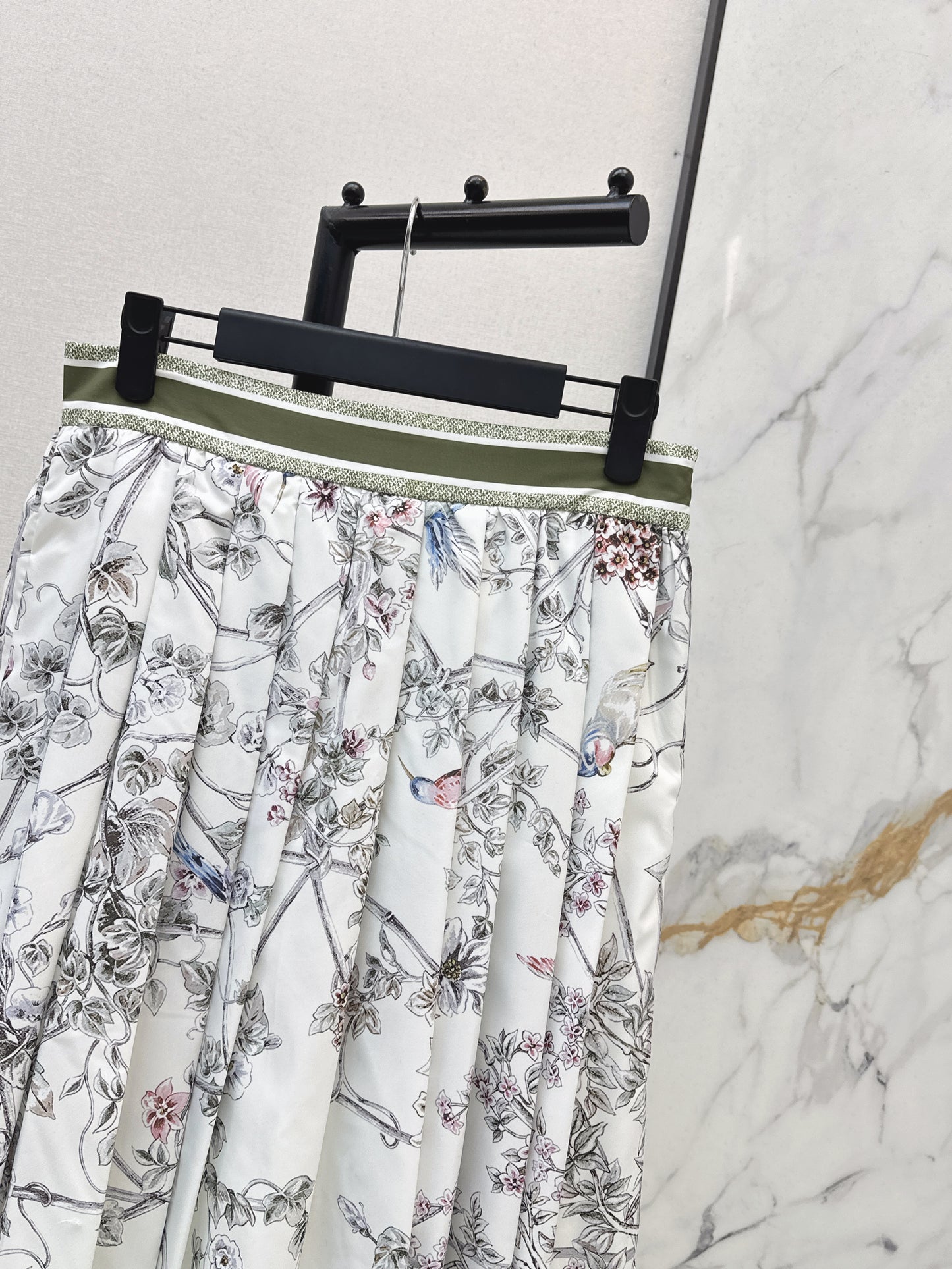 Printed Midi Skirt