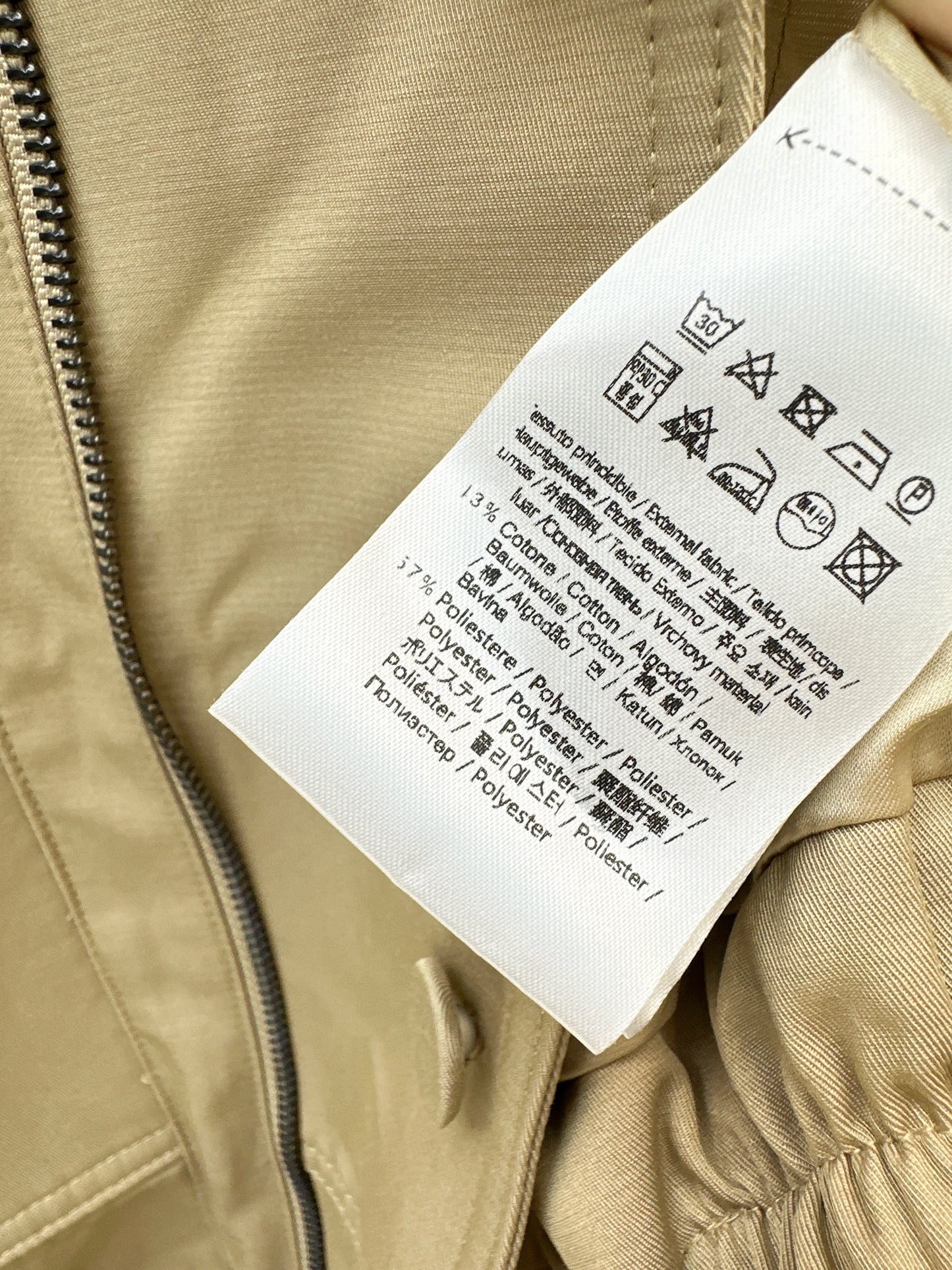 Lapel belted trench coat