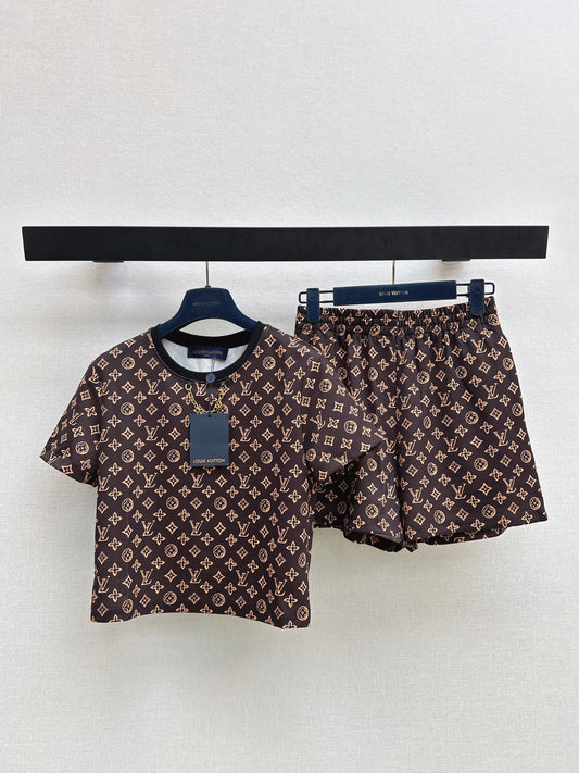 Monogram Casual Suit Set