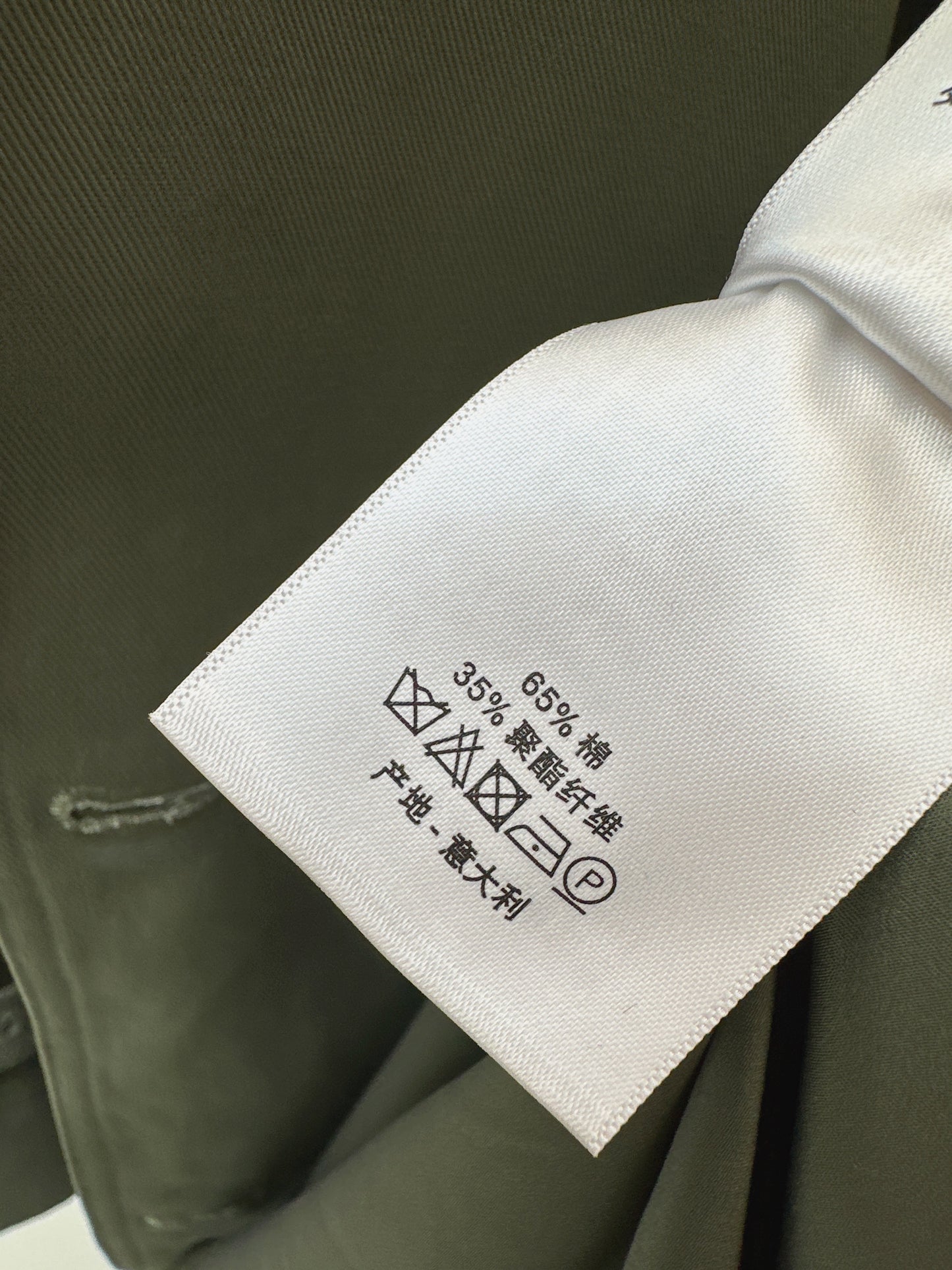 Color-blocked Lapel Trench Coat