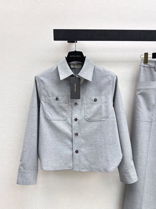 Short-sleeved shirt/trousers