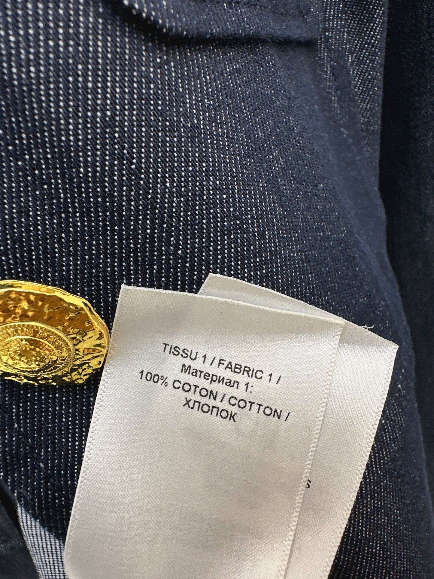 Four-pocket denim jacket