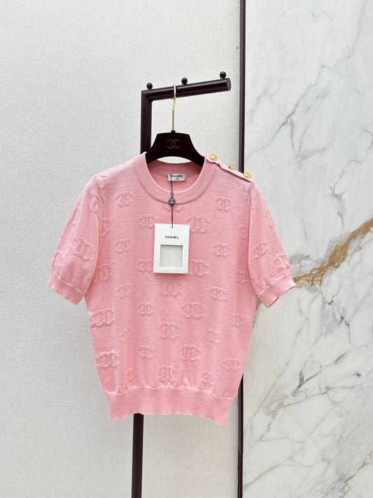 Jacquard Pattern T-Shirt
