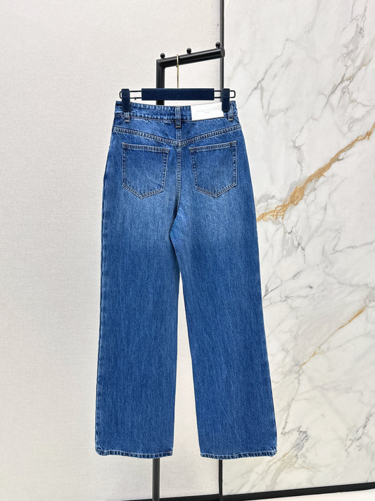 White Leather Label Jeans