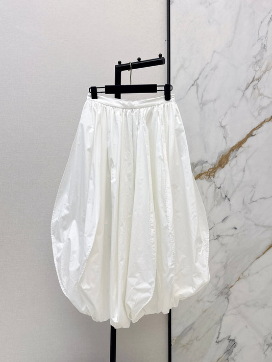 26ss High-low hem midi skirt