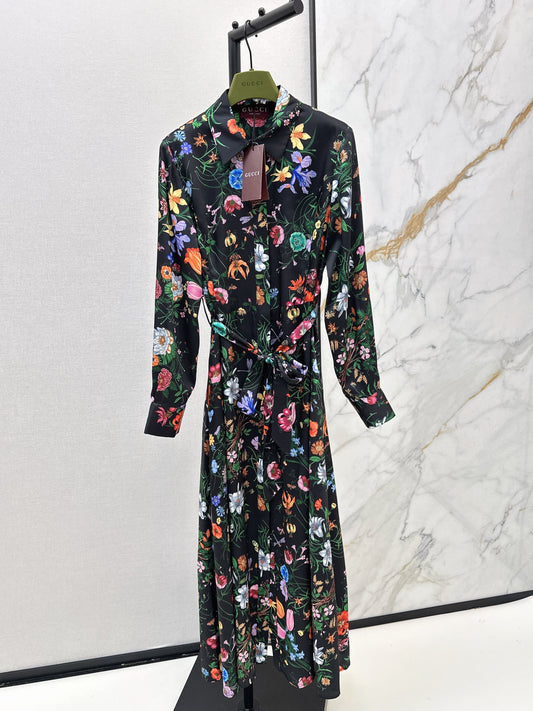 26ss Floral Pattern Dress