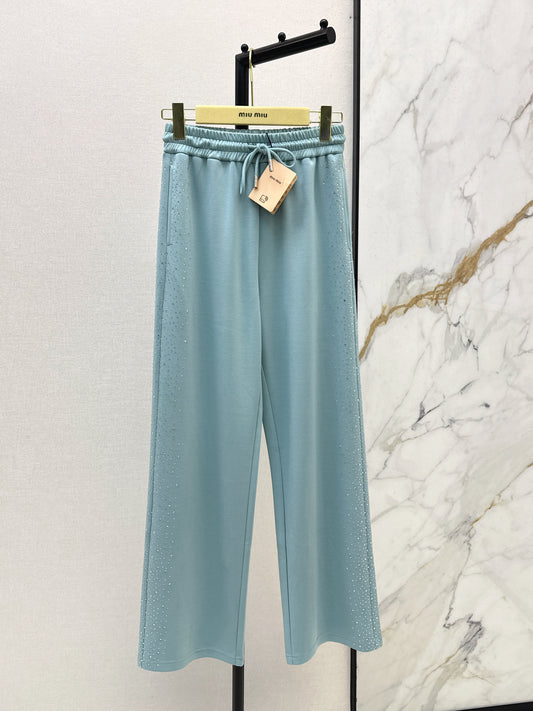 26ss Logo-embellished straight-leg pants