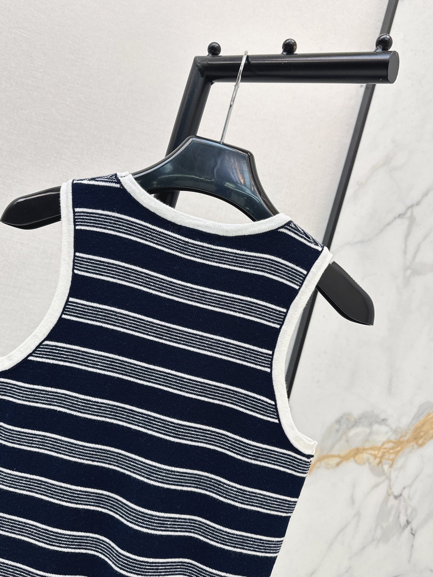 26ss Striped Knit Vest
