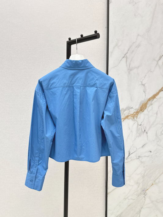 26ss Short blue shirt