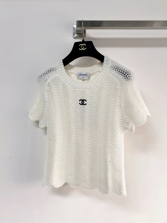 26ss Ruffled Hem Short-Sleeve T-Shirt