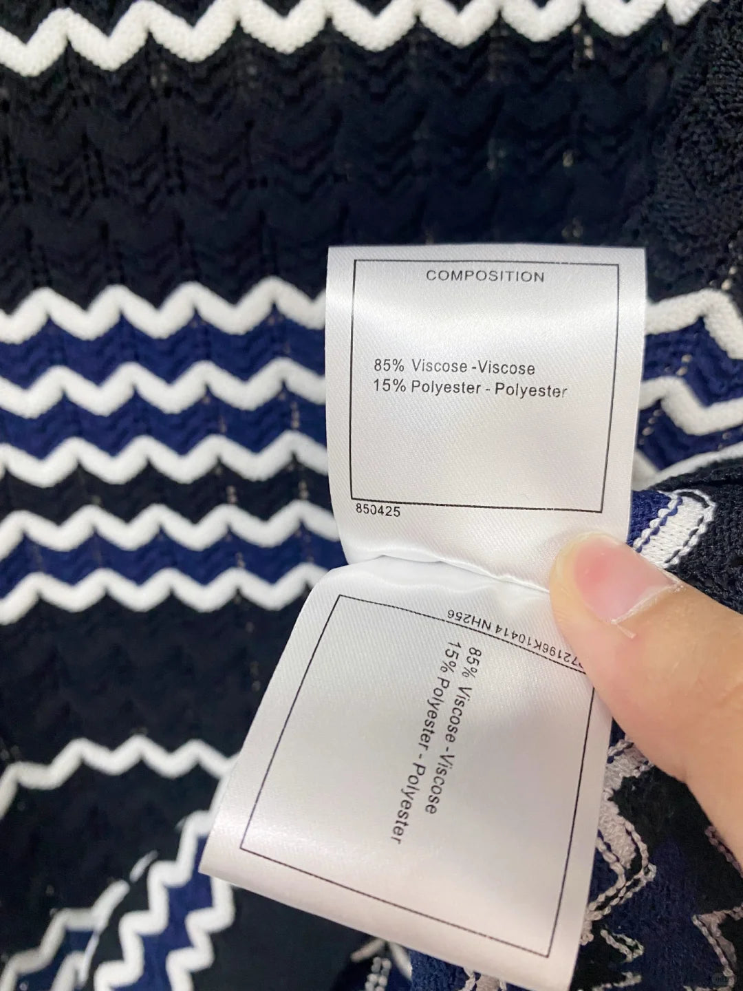 26ss Wavy knit short sleeve