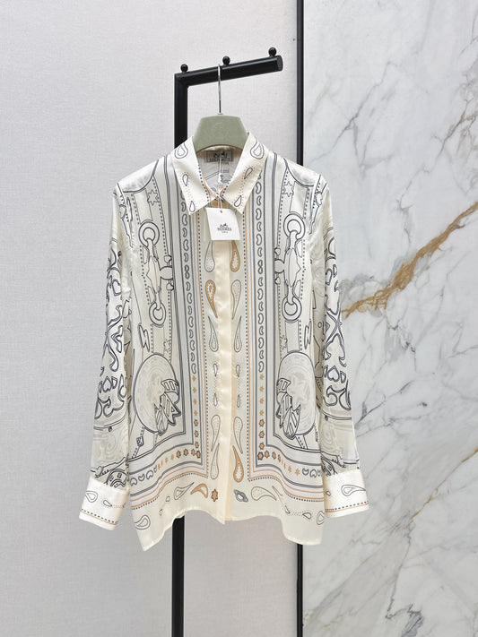 26ss Printed Loose-fitting Shirt
