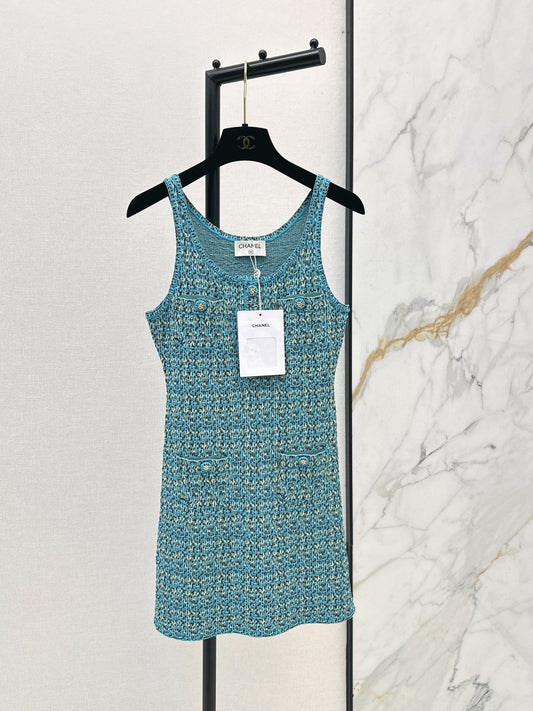 26ss Knitted Vest Dress