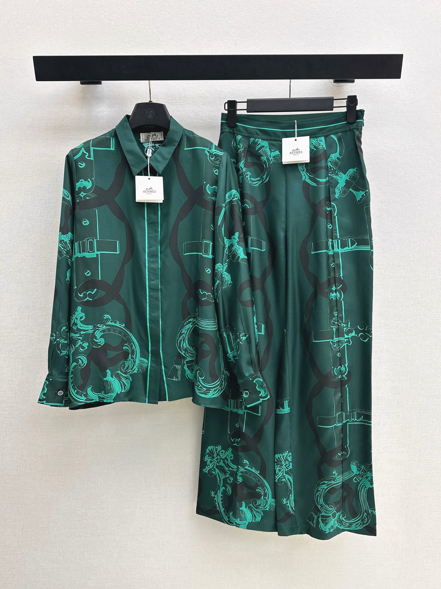 26ss Chain Link Pattern Shirt