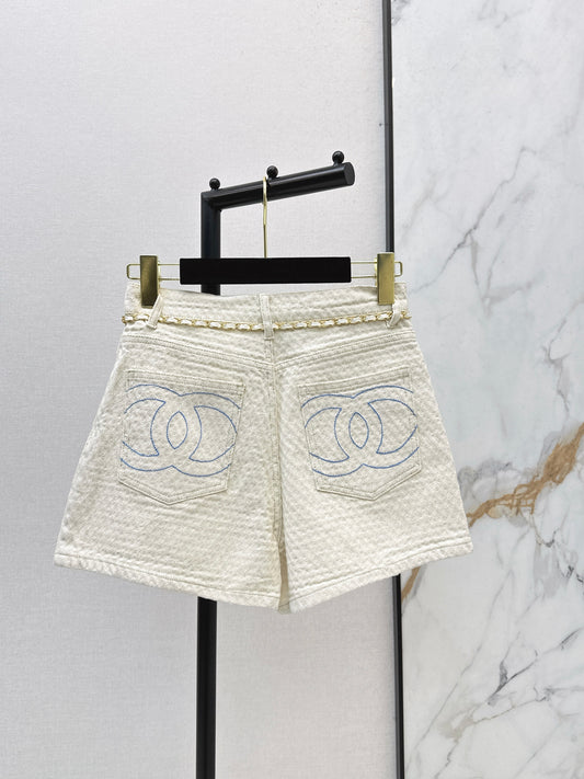 26ss Metal Waist Chain Shorts