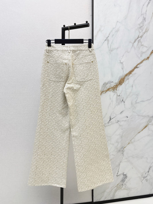 26ss Jacquard logo jeans