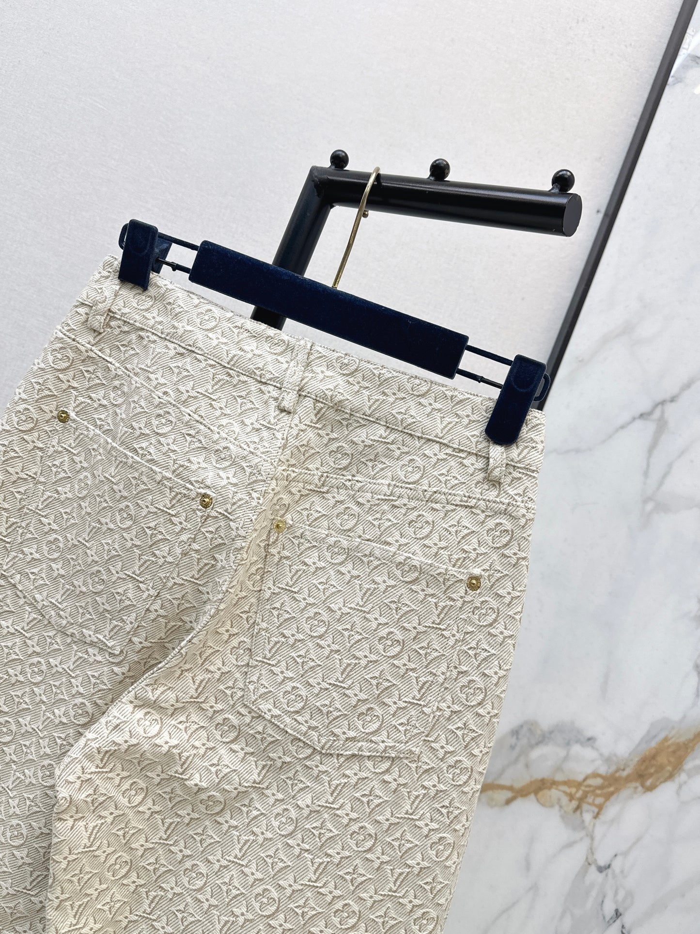 26ss Jacquard logo jeans
