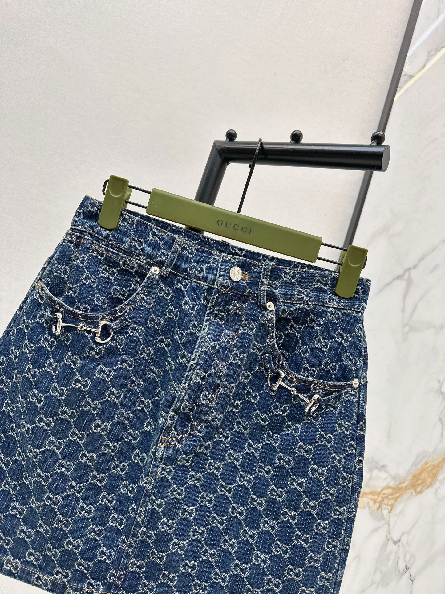 26ss Denim Midi Skirt