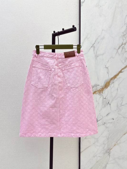 26ss Denim Midi Skirt