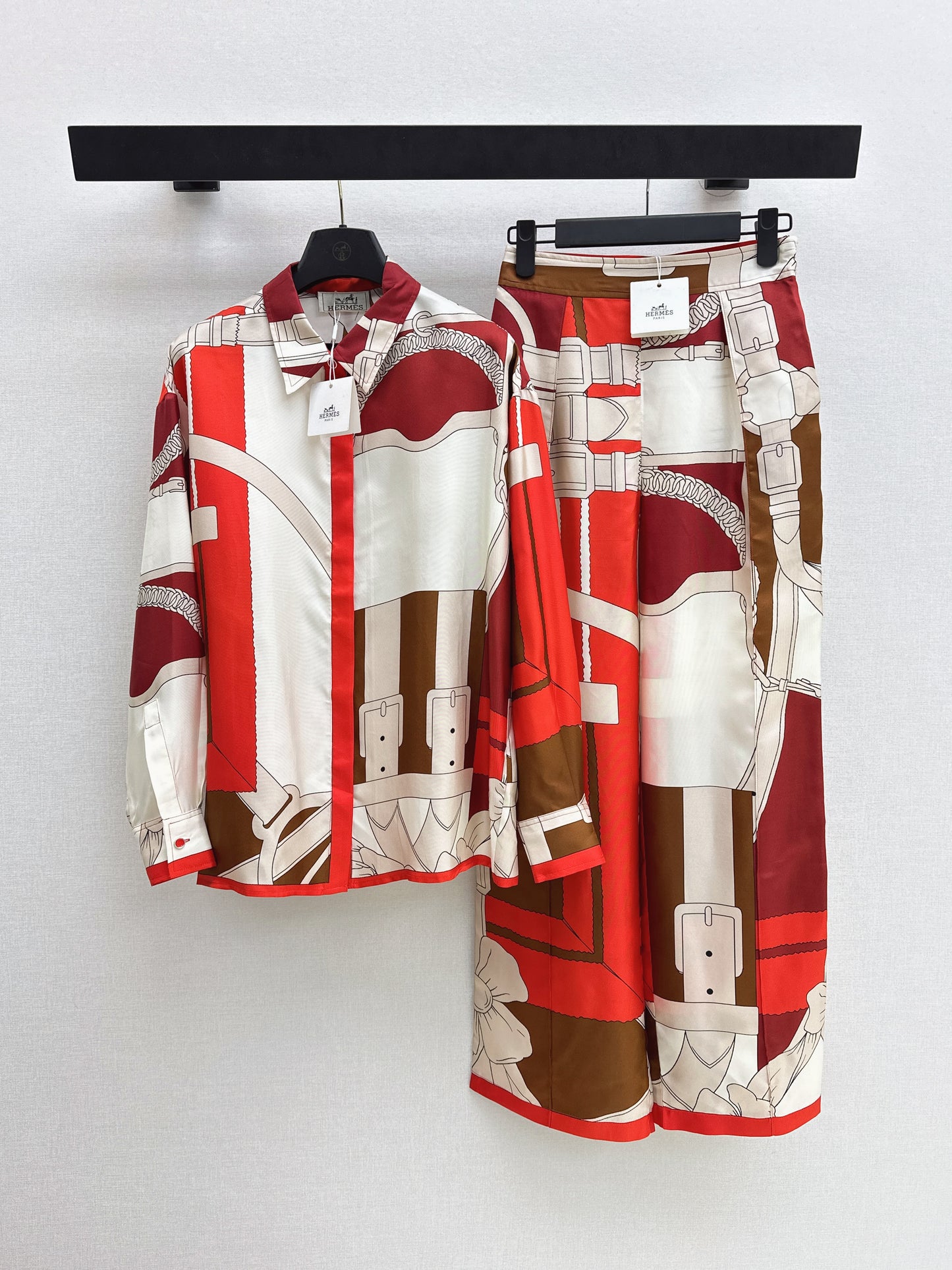 26ss Chain Link Pattern Shirt