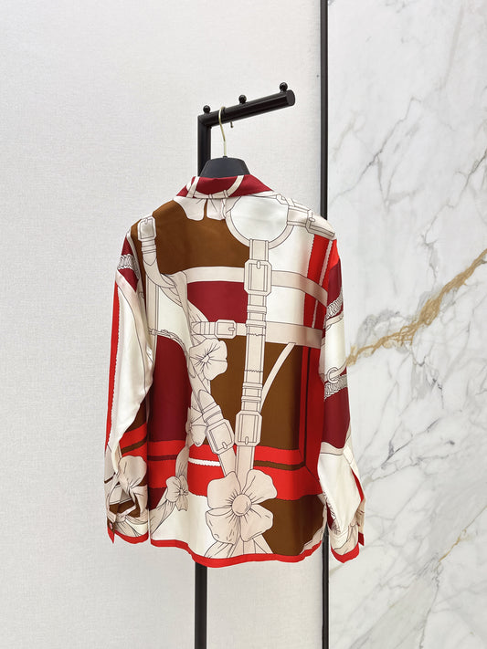 26ss Chain Link Pattern Shirt