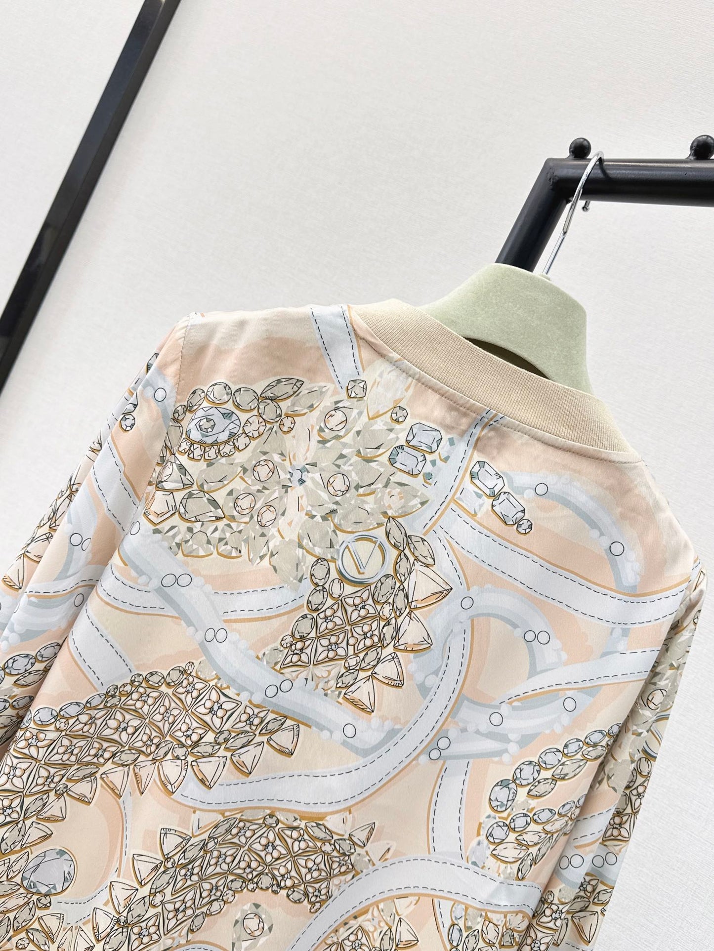 26ss Printed Pattern Knit Cardigan