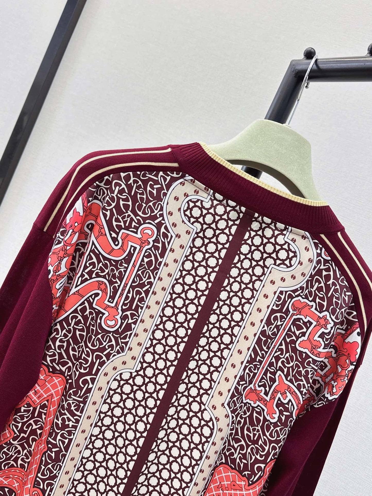 26ss Printed Pattern Knit Sweater