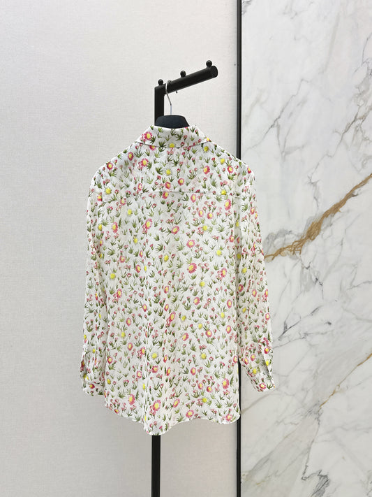 26ss Floral Pattern Shirt